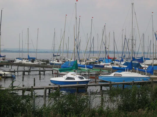 Boote im Hafen am Dümmer See