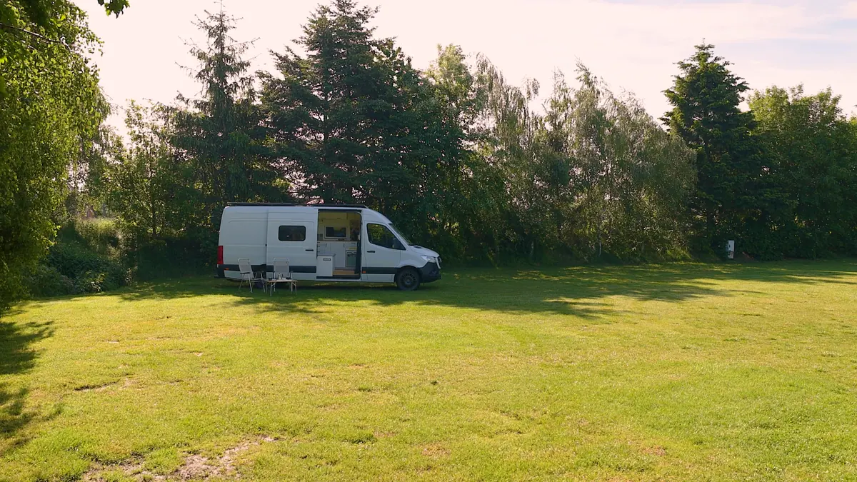Komfortstellplatz auf dem Campingplatz Dümmersee